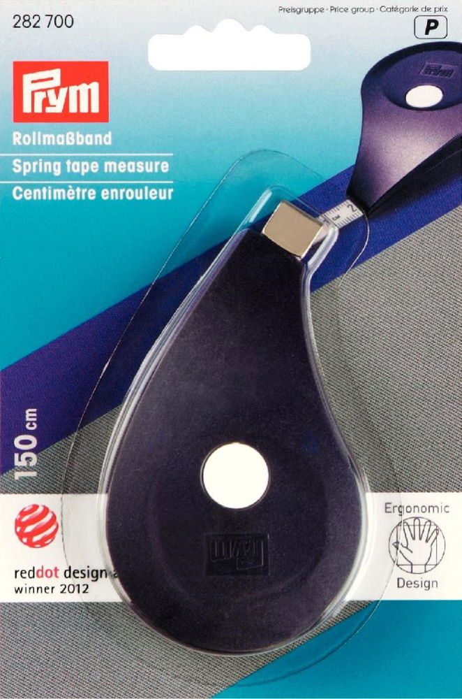 P282700 - SPRING TAPE MEASURE ERGONOMIC 150cm 1PC