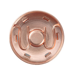 P341802 - Sew-on snap fastener brass 30 mm rose gold