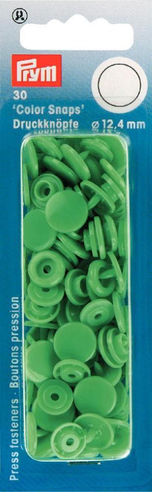 P393114 - Non-sew Colour Snaps 12.4mm diameter light green x 30pc