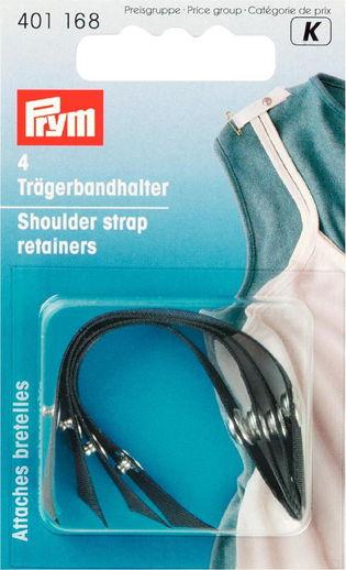 P401168 - Shoulder Strap Retainers black x 4pc