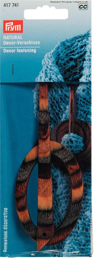 P417741 - **Decor fastening natural look oval x 1pc