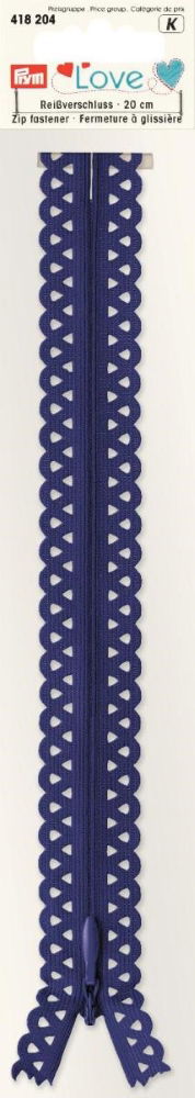 P418204 - **Prym Love Zip S11 decor. 20cm lilac x 1pc