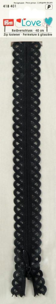 P418401 - Prym Love Zip S11 decor. 40cm graphite x 1pc