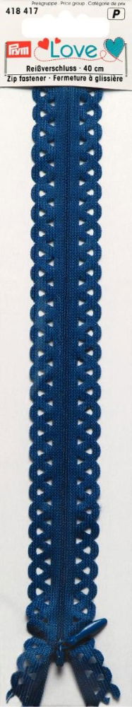 P418417 - Prym Love Zip S11 decor. 40cm royal blue x 1pc