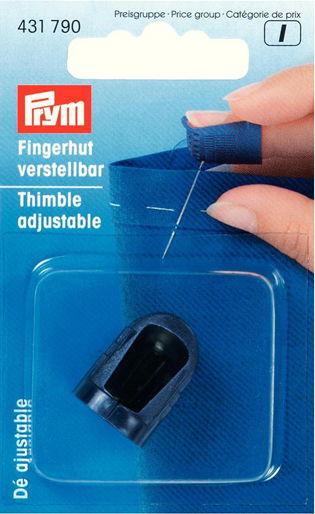 P431790 - Thimble plastic adjustable d/violet x 1 pc