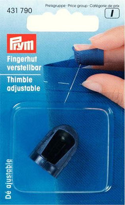 P431790 - Thimble plastic adjustable d/violet x 1 pc