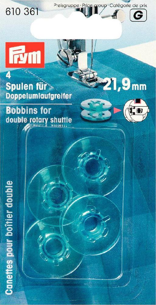 P610361 - Bobbin for Sew Machine double rotary shuttle 21.9mm x 4pc
