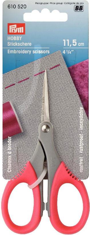 P610520 - HOBBY Embroidery scissors 4 1/4''11.5 cm x 1pc