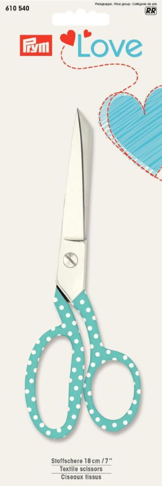 P610540 - PRYM LOVE FABRIC SCISSORS ST 18cm 1 PC