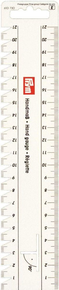 P610730 - Hand gauge x 1pc