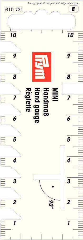 P610731 - Hand gauge Mini x 1pc