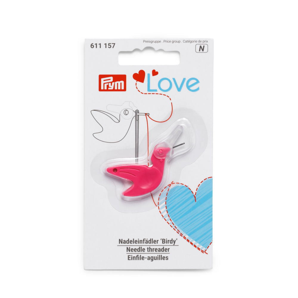 P611157 - PRYM LOVE NEEDLE THREADER BIRDY X 1pc