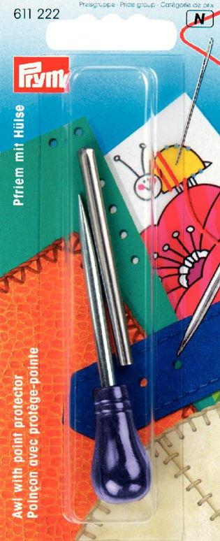 P611222 - Awl with plastic handle/point protector x 1pc