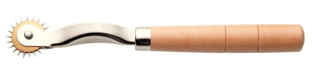 P611277 - Tracing wheel wood handle  toothed metal wheel  extra sharp