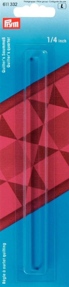 P611332 - Quilter's Quarter plastic transp x 1 pc