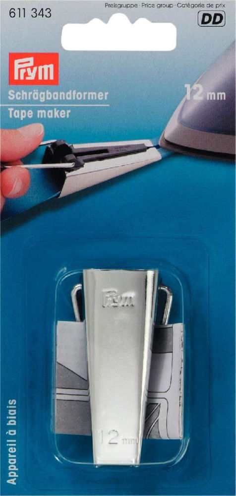 P611343 - Tape maker for folding bias bind 12mm x 1pc