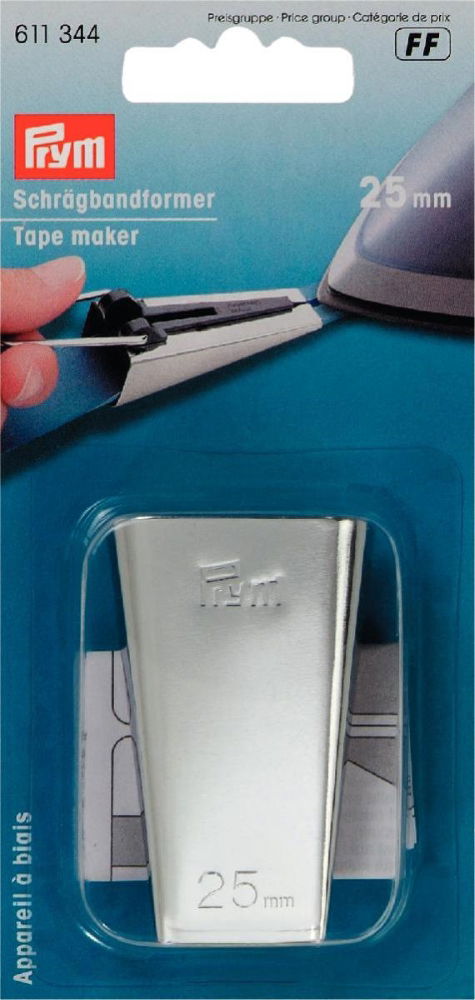 P611344 - Tape maker for folding bias bind 25mm x 1pc