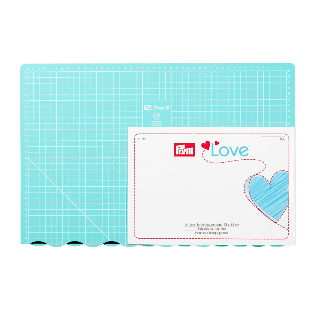 P611465 - Prym Love foldable cutting mat 45 x 60 cm