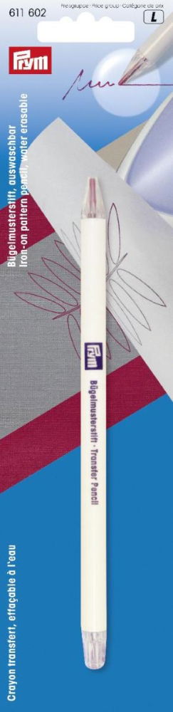 P611602 - Iron-on pattern pencil water erasable red x 1pc