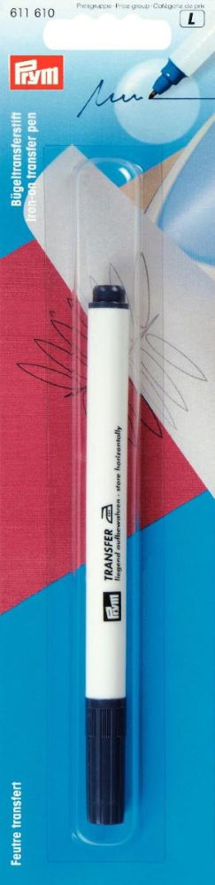 P611610 - Iron-on pattern pen fibre tip purple x 1pc