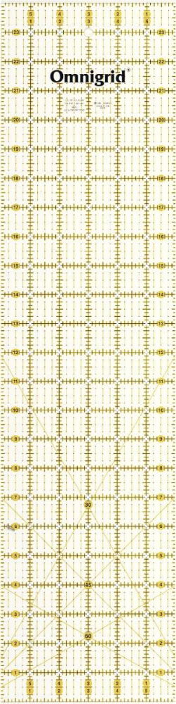 P611644 - Universal Ruler inch scale 6 x 24 inch angles x 1pc