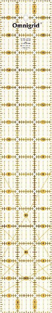 P611646 - Universal Ruler inch scale 3 x 18 inch angles x 1pc