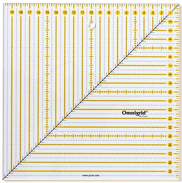 P611655 - Patchwork ruler square 20 x 20 cm Omnigrid