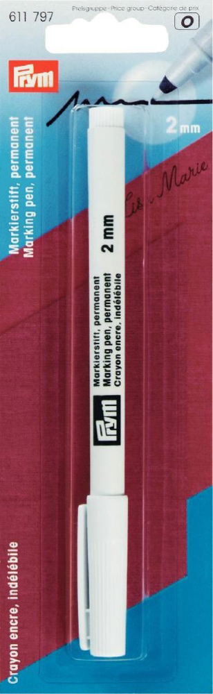 P611797 - *(KU)*Marking pen permanent 2mm black x 1pc