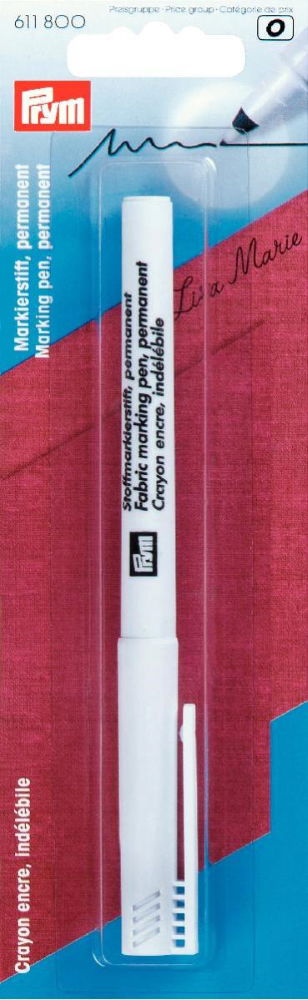 P611800 - *(KU)*Mark Pen permanent extra fine black x 1pc