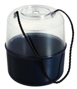 P611862 - Ball of Wool Holder transp lid  plastic  dark viol x 1pc