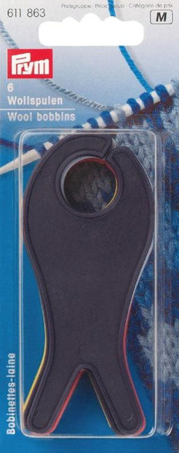 P611863 - Wool Bobbins large plastic x 6pc