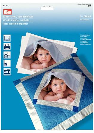 P611930 - Creative fabric  printable washable x 5pc