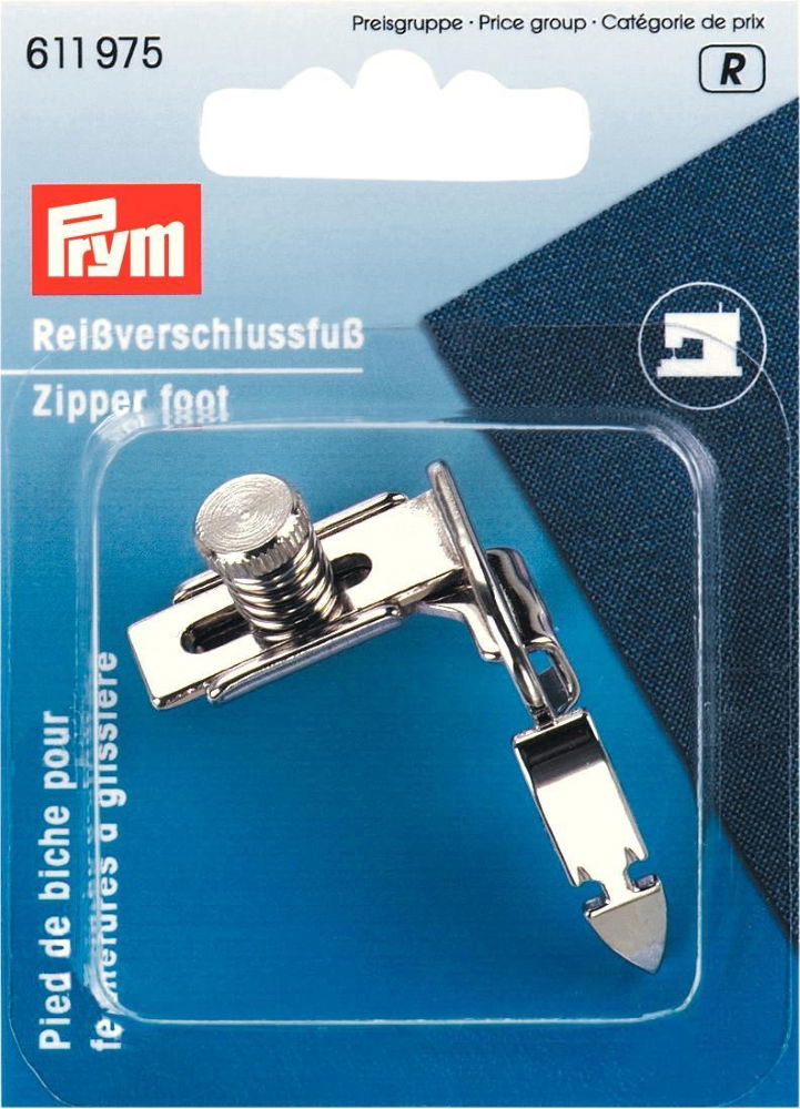 P611975 - Zipper foot for Sewing Machines x 1pc