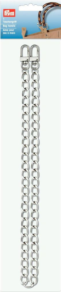 P615149 - Bag handle Mia silver-coloured x 1pc