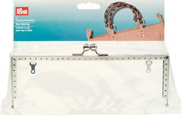 P615151 - Bag fastening Lucia silver-colour x 1pc