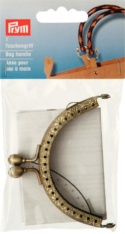 P615170 - Bag fastening Lorena antique brass x 1pc