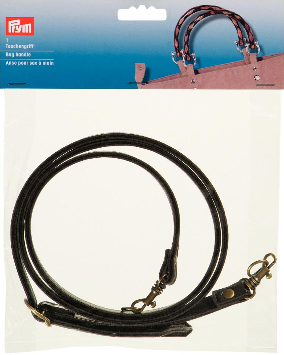 P615174 - **Bag fastening Zoe Dark Brown x 1pc