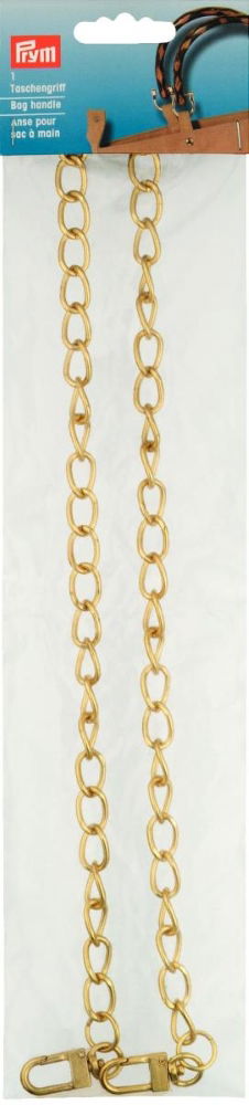 P615177 - Bag handle Kate gold-colour x 1pc