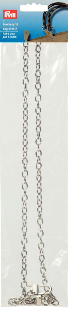 P615242 - Bag handle Viktoria silver-colour x 1pc