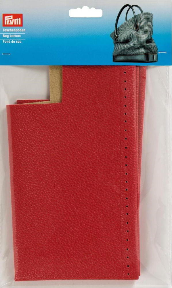 P615927 - **Bag bottom Caroline red x 1pc