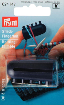P624147 - Knitting Thimble Plastic 4 yarn guides x 1pc