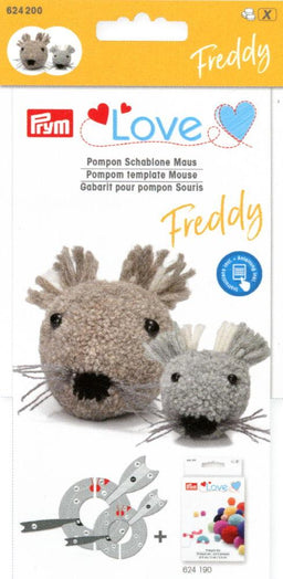 P624200 - Prym Love Pompom template Mouse Freddy
