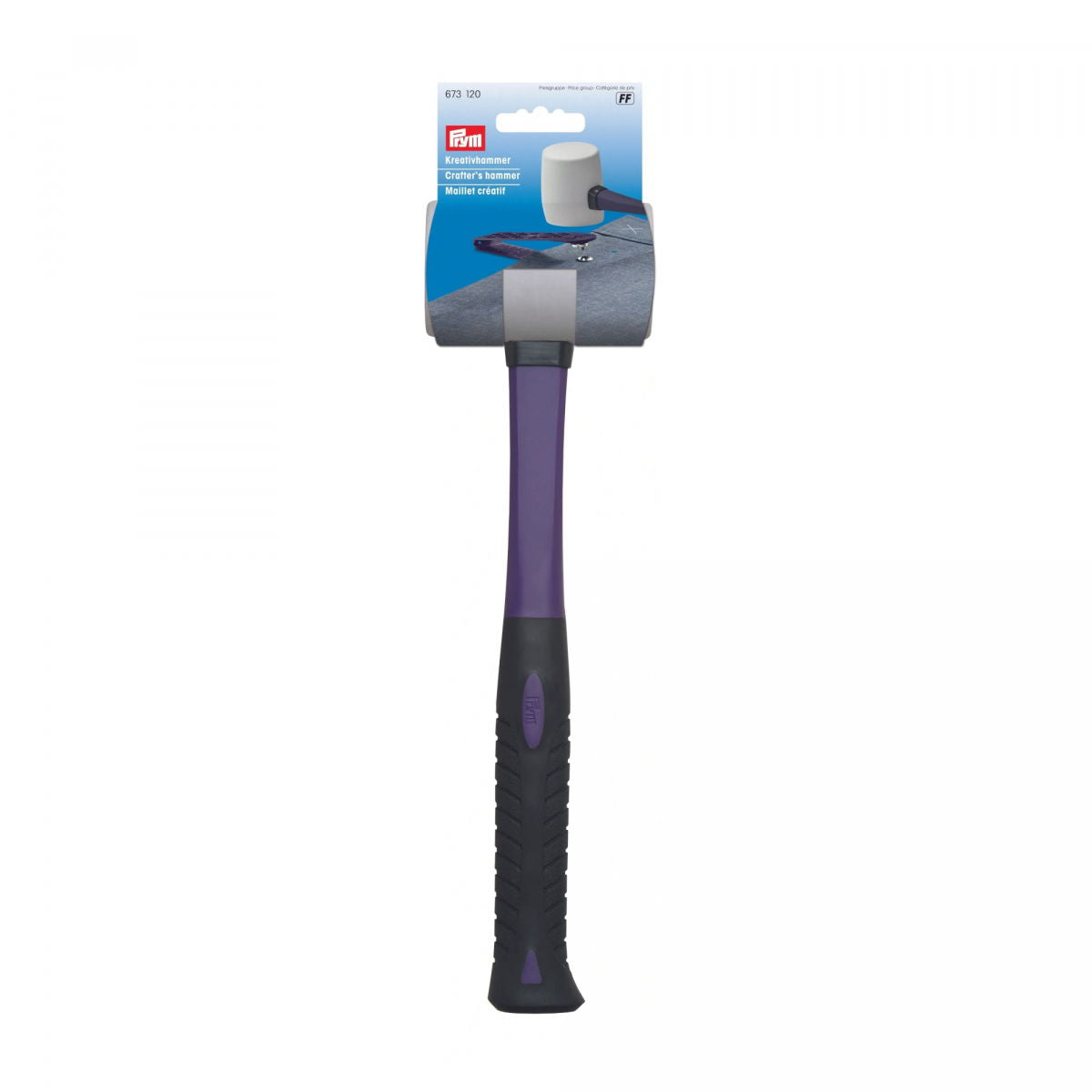 P673120 - PRYM CRAFTERS HAMMER RUBBER NON-SEW FASTENERS