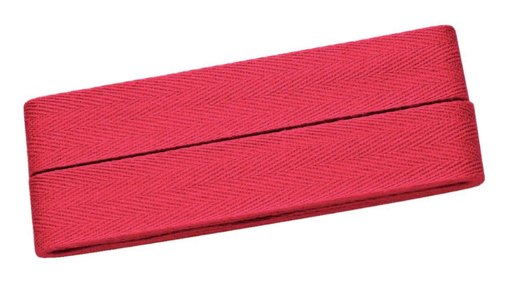 P902071 - Cotton tape strong 20 mm red x 3mtr