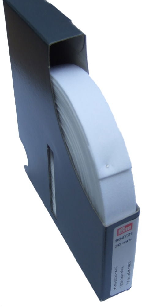 P904721 - Cotton Tape 20 mm white x 40mtr