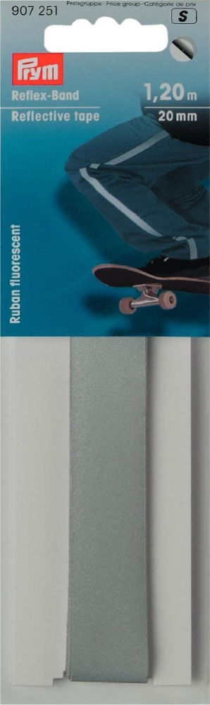 P907251 - **Reflective tape 20 mm self-adhesive x 1.2mtr