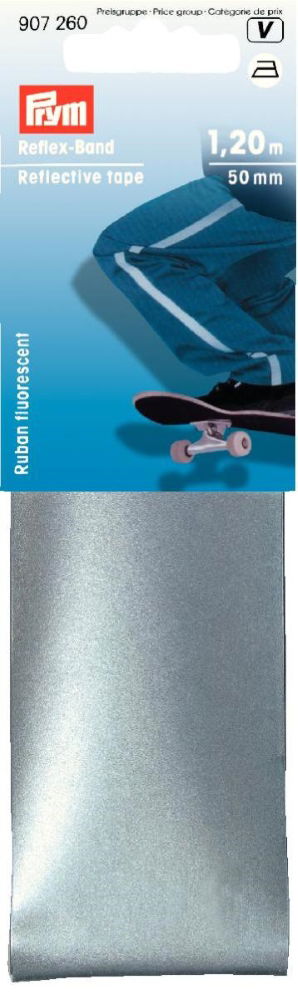 P907260 - Reflective tape 50 mm iron-on x 1.2mtr