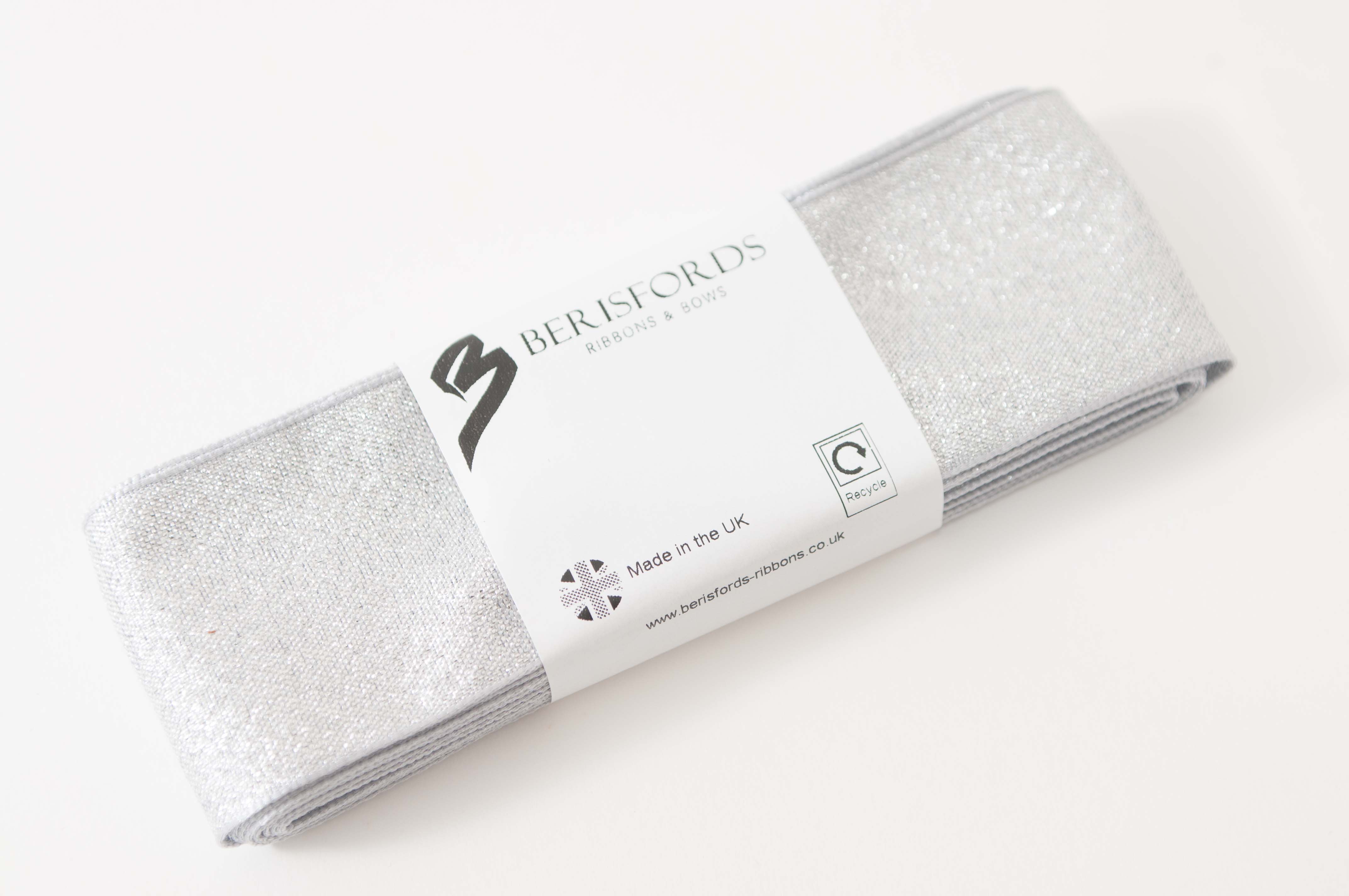 P9165-7-100 - BERISFORD LAME RIBBON 7mm 100 SILVER