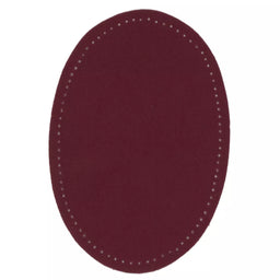 P929035 - Patches imitation suede iron-on 9.5 x 14.5cm dk red 2pc
