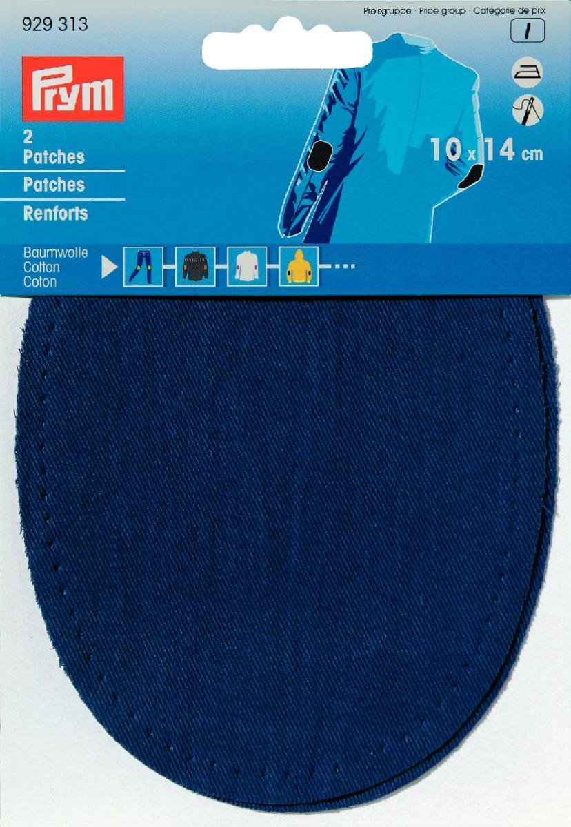 P929313  **Patches CO for ironing 10 x 14cm blue x 2pc